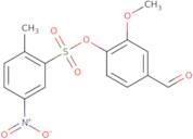 4-Formyl-2-methoxyphenyl 2-methyl-5-nitrobenzene-1-sulfonate