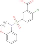 2-Chloro-5-[(2-methoxyphenyl)(methyl)sulfamoyl]benzoic acid