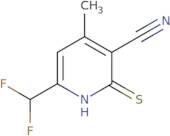 6-Difluoromethyl-2-mercapto-4-methyl-nicotinonitrile