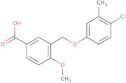 3-[(4-Chloro-3-methylphenoxy)methyl]-4-methoxybenzoic acid