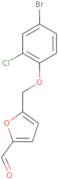 5-(4-Bromo-2-chlorophenoxymethyl)furan-2-carbaldehyde