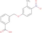 3-[(3-Methyl-4-nitrophenoxy)methyl]benzoic acid