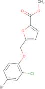 5-(4-Bromo-2-chloro-phenoxymethyl)-furan-2-carboxylic acid methyl ester