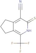 3-Thioxo-1-trifluoromethyl-3,5,6,7-tetrahydro-2H-[2]pyrindine-4-carbonitrile