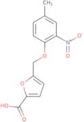 5-[(4-Methyl-2-nitrophenoxy)methyl]furan-2-carboxylic acid