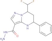 7-Difluoromethyl-5-phenyl-4,5,6,7-tetrahydro-pyrazolo[1,5- A ]pyrimidine-3-carboxylic acid hydra...