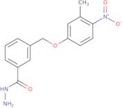 3-(3-Methyl-4-nitro-phenoxymethyl)-benzoicacidhydrazide