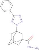 3-(5-Phenyl-2H-1,2,3,4-tetrazol-2-yl)adamantane-1-carbohydrazide