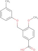 4-Methoxy-3-[(3-methylphenoxy)methyl]benzoic acid