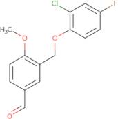 3-[(2-Chloro-4-fluorophenoxy)methyl]-4-methoxybenzaldehyde