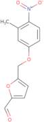 5-[(3-Methyl-4-nitrophenoxy)methyl]furan-2-carbaldehyde