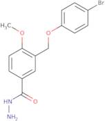 3-[(4-Bromophenoxy)methyl]-4-methoxybenzohydrazide