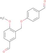 3-[(4-Formylphenoxy)methyl]-4-methoxybenzaldehyde