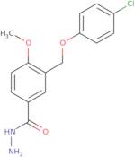 3-[(4-Chlorophenoxy)methyl]-4-methoxybenzohydrazide