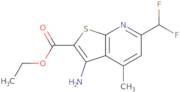 Ethyl 3-amino-6-(difluoromethyl)-4-methylthieno[2,3-b]pyridine-2-carboxylate