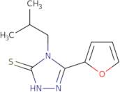 5-(Furan-2-yl)-4-(2-methylpropyl)-4H-1,2,4-triazole-3-thiol