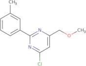 4-Chloro-6-(methoxymethyl)-2-(M-tolyl)pyrimidine