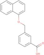 3-[(Naphthalen-1-yloxy)methyl]benzoic acid