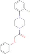 1-(4-(2-fluorophenyl)piperazinyl)-2-phenoxyethan-1-one
