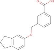 3-[(2,3-Dihydro-1H-inden-5-yloxy)methyl]benzoic acid