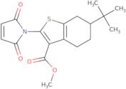 Methyl 6-(tert-butyl)-2-(2,5-dioxo-2,5-dihydro-1H-pyrrol-1-yl)-4,5,6,7-tetrahydrobenzo[b]thiophe...