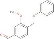 3-Methoxy-4-[(phenylsulfanyl)methyl]benzaldehyde