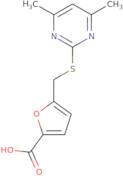 5-(4,6-Dimethyl-pyrimidin-2-ylsulfanylmethyl)-furan-2-carboxylic acid