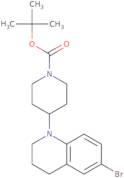 tert-Butyl 4-(6-bromo-3,4-dihydroquinolin-1(2H)-yl)piperidine-1-carboxylate
