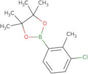 2-(3-Chloro-2-methylphenyl)-4,4,5,5-tetramethyl-1,3,2-dioxaborolane