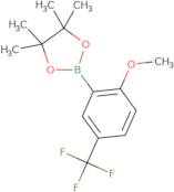 2-[2-Methoxy-5-(trifluoromethyl)phenyl]-4,4,5,5-tetramethyl-1,3,2-dioxaborolane