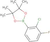 2-(2-Chloro-3-fluorophenyl)-4,4,5,5-tetramethyl-1,3,2-dioxaborolane