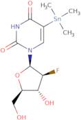 5-Trimethylstannyl-1-(2-deoxy-2-fluoro-b-D-arabinofuranosyl)uracil