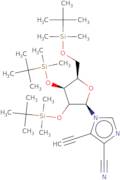 1-(2',3',5'-Tri-O-tert-butyldimethylsilyl-b-D-ribofuranosyl)-5-ethynylimidazo-4-carbonitrile