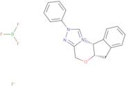 (5aS,10bR)-2-Phenyl-5a,10b-dihydro-4H,6H-indeno[2,1-b][1,2,4]triazolo[4,3-d][1,4]oxazin-2-iumtet...