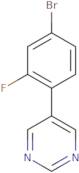 5-(4-Bromo-2-fluorophenyl)pyrimidine