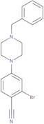 4-(4-Benzylpiperazin-1-yl)-2-bromobenzonitrile