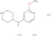 2-Methoxy-N-(piperidin-4-yl)pyridin-4-amine trihydrochloride