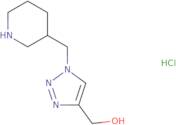 [1-(Piperidin-3-ylmethyl)-1H-1,2,3-triazol-4-yl]methanol hydrochloride