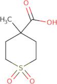 Tetrahydro-​4-​methyl-2H-​thiopyran-​4-​carboxylic acid 1,​1-​dioxide