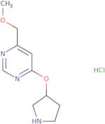 4-(Methoxymethyl)-6-(pyrrolidin-3-yloxy)pyrimidine hydrochloride