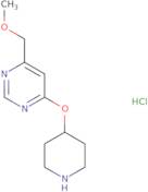 4-(Methoxymethyl)-6-(piperidin-4-yloxy)pyrimidine hydrochloride