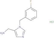 [1-(3-Fluorobenzyl)-1H-imidazol-5-yl]methanamine hydrochloride