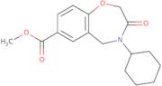 Methyl 4-cyclohexyl-3-oxo-2,3,4,5-tetrahydrobenzo[f][1,4]oxazepine-7-carboxylate