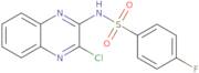 N-(3-Chloroquinoxalin-2-yl)-4-fluorobenzene-1-sulfonamide