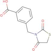 3-[(2,4-Dioxo-1,3-thiazolidin-3-yl)methyl]benzoic acid