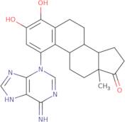 4-Hydroxy estrone 1-N3-adenine