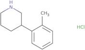 3-(2-Methylphenyl)piperidine hydrochloride