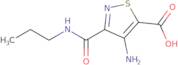 4-Amino-3-(propylcarbamoyl)-1,2-thiazole-5-carboxylic acid