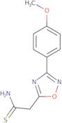 2-[3-(4-Methoxyphenyl)-1,2,4-oxadiazol-5-yl]ethanethioamide
