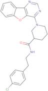 1-[1]Benzofuro[3,2-d]pyrimidin-4-yl-N-[2-(4-chlorophenyl)ethyl]piperidine-3-carboxamide